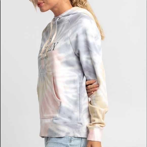 🔆HURLEY🔆 IVY TIE DYE EASY RAGLAN HOODIE - Picture 10 of 15